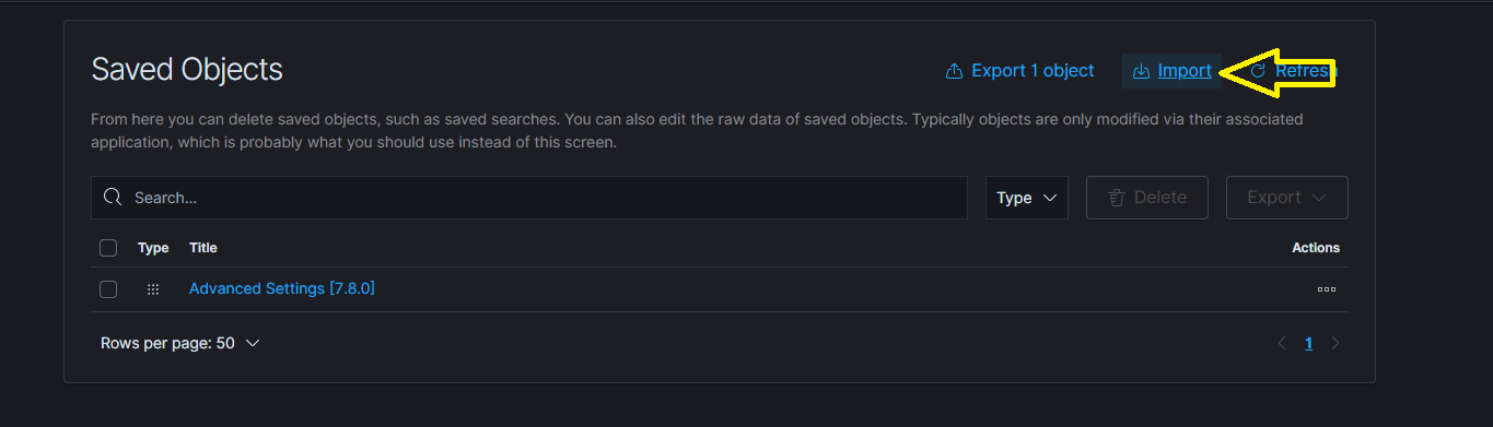 Importing Objects
